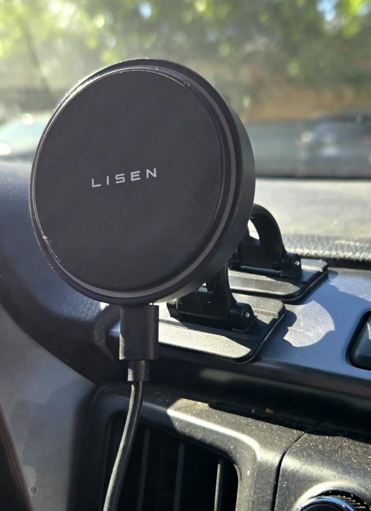LISEN for 15W MagSafe Car Mount Charger,Magnetic Wireless Car Charger