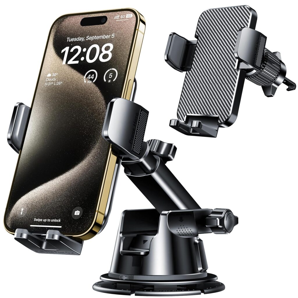 Qifutan Dash Mounted Holders Phone Holders for Your Car Phone