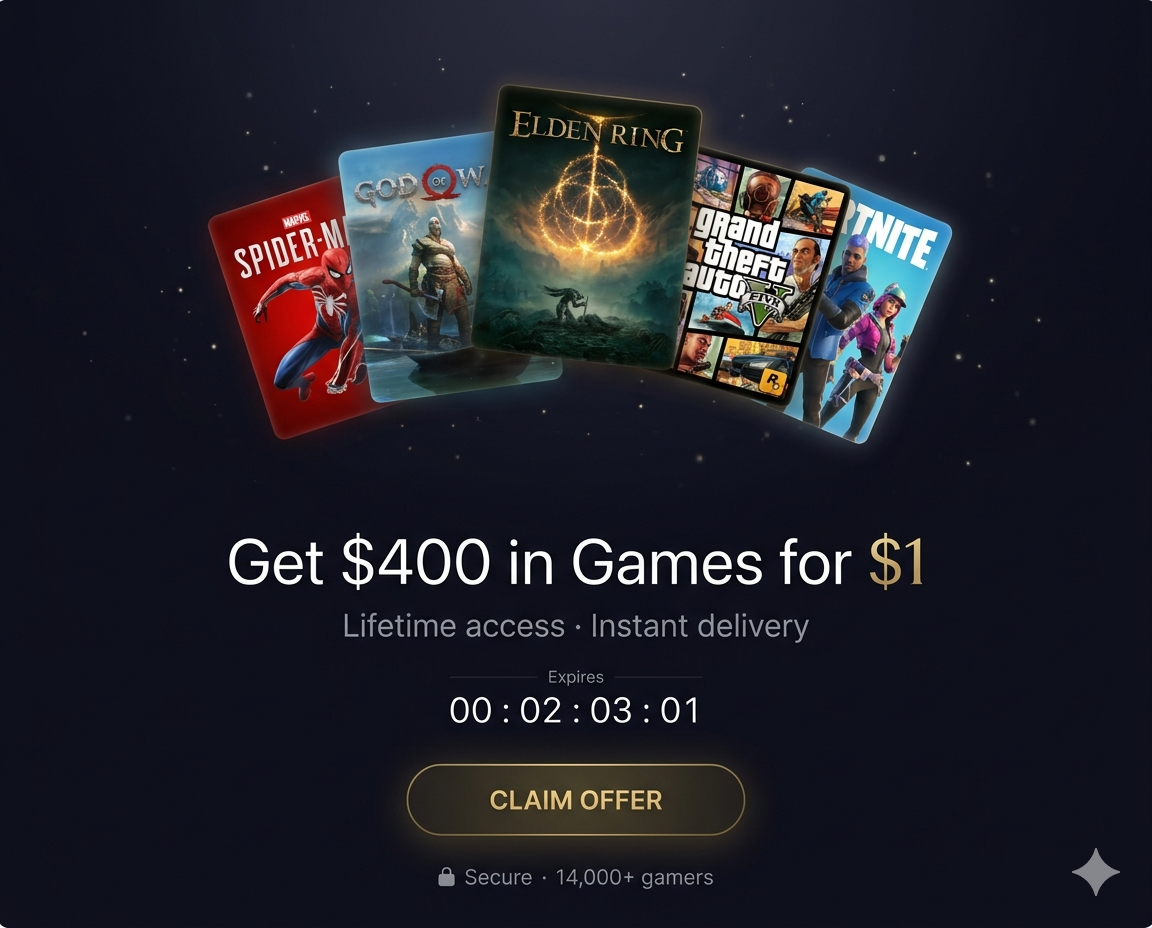 Get $400 Worth of Games for Just $1 — Today Only